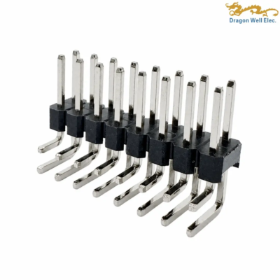 Recent 7 2.54mm right-angle THT pin header DW-PH-2254339 dual-row PCB connector
