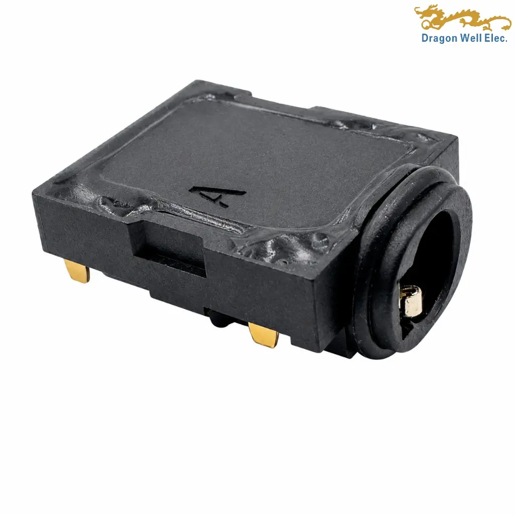 3.5mm Waterproof Phone Jack PCB Mount Audio Connector IPX7 (DW-PJ-D38095) 3.5mm Waterproof Phone Jack PCB Mount Audio Connector IPX7 (DW-PJ-D38095)