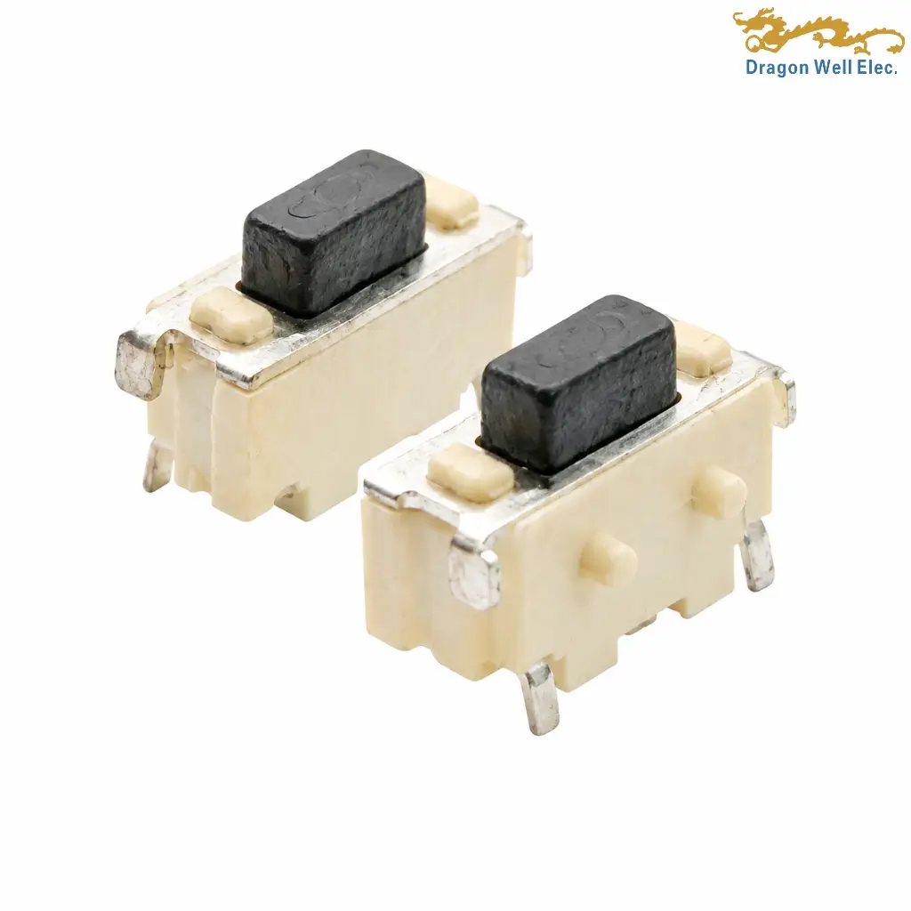 SMT tact switch 12V 50mA DW-TS-S060180X-XXTR-02 top-actuated tactile switch SMT tact switch 12V 50mA DW-TS-S060180X-XXTR-02 top-actuated tactile switch