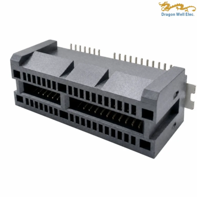 Recent 13 PCIe 36P Vertical SMT Connector with Latch DW-PCI-E10003608